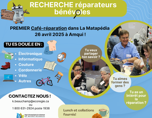 café-réparation de La Matapédia