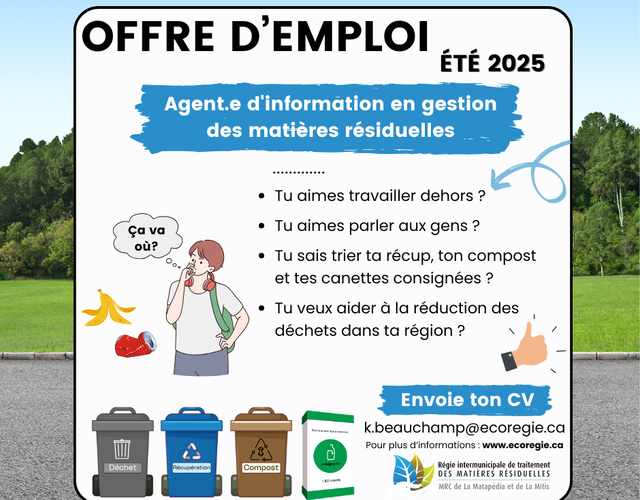 Offre d'emploi estival